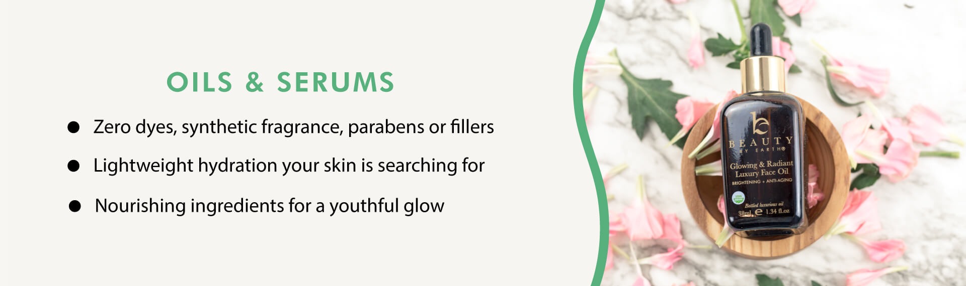 Oils & Serums at Beauty By Earth 