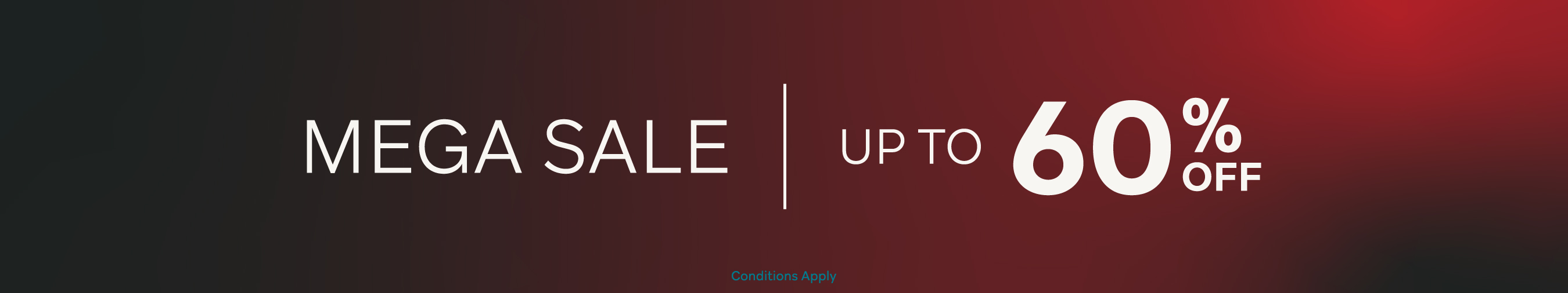 60% Off Mega Sale