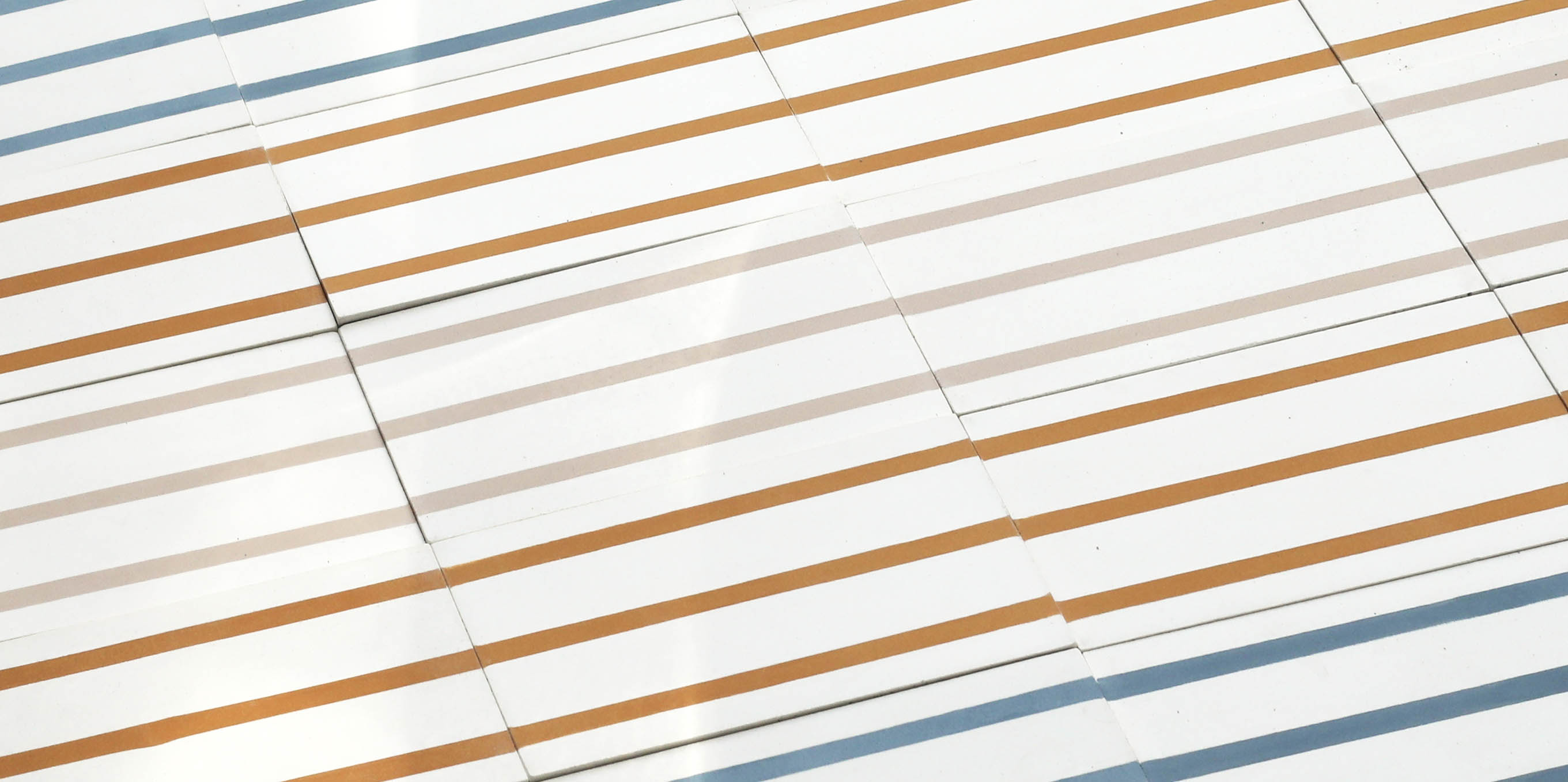 Handmade Rectangle Patterned Cement Tiles