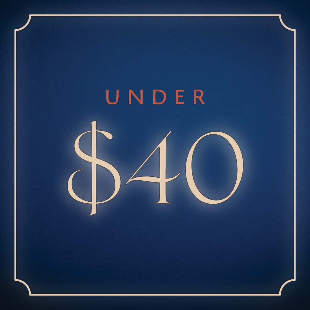 Under $40