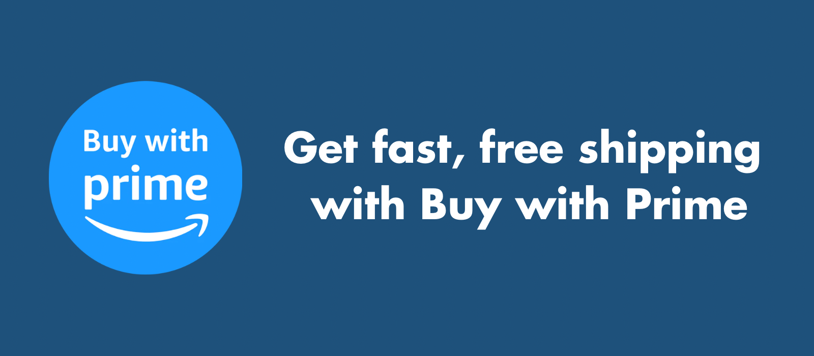 Get fast, free shipping with Buy with Prime