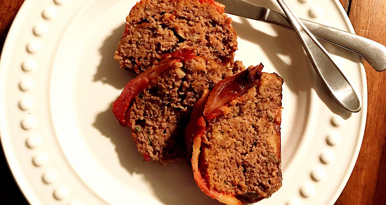 Fullblood Wagyu Beef and Bacon Meatloaf Double 8 Cattle Co