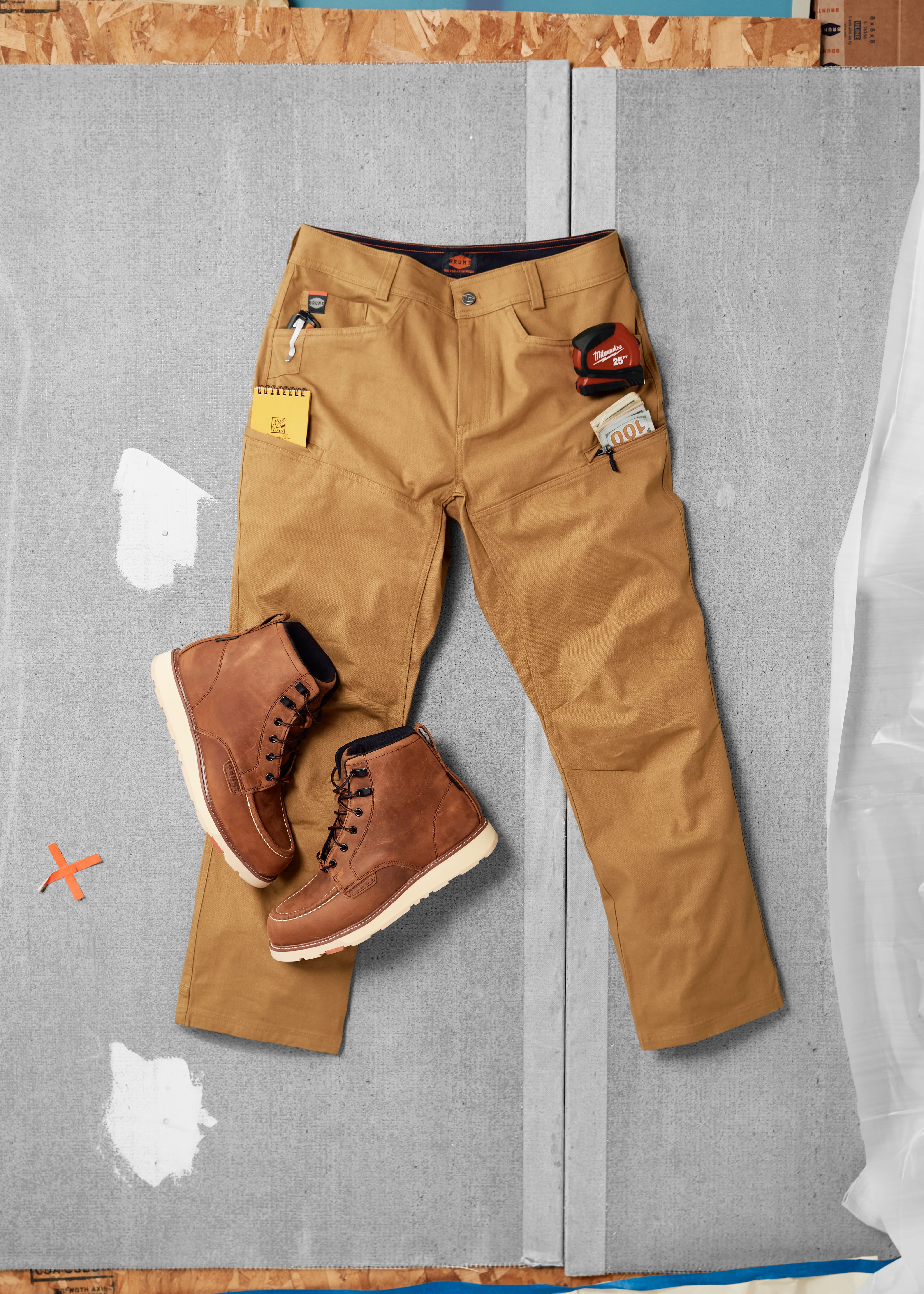 The Martin Pant - Tan  Men's Durable Performance Work Pant – BRUNT Workwear