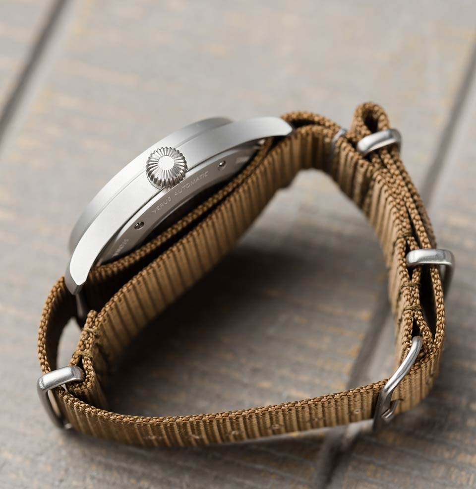 Flieger Verus Grau LE Bead-blasted matte steel