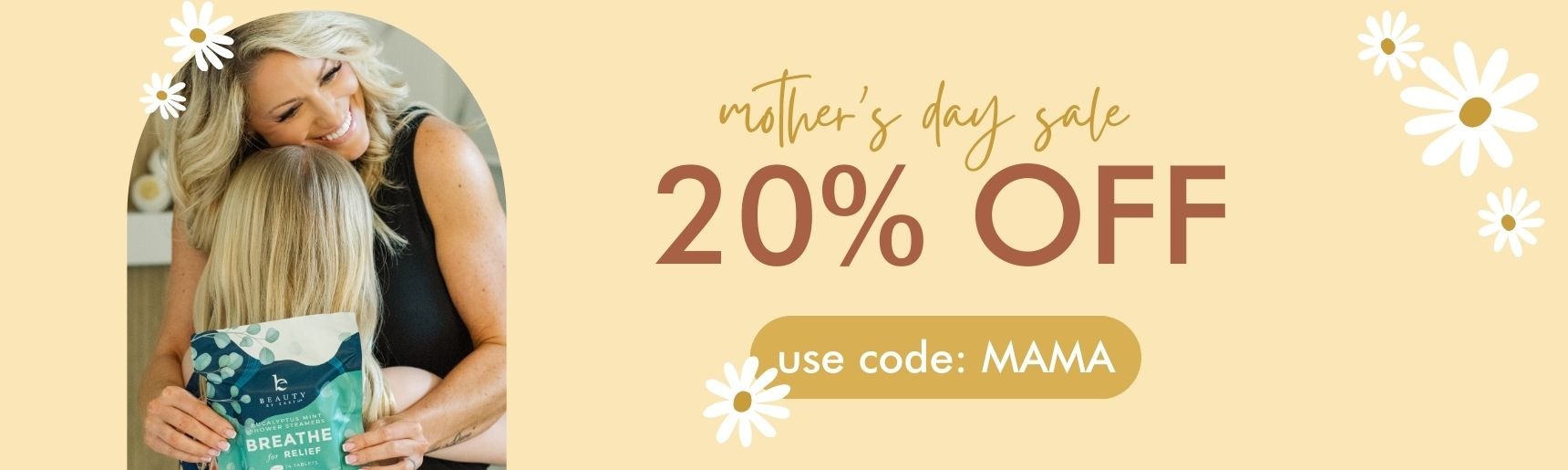 Mother's Day Sale 20% OFF with code: MAMA