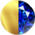 Gold|Blue Saphire Diamondettes Swatch
