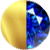 Gold|Blue Saphire Diamondettes Swatch