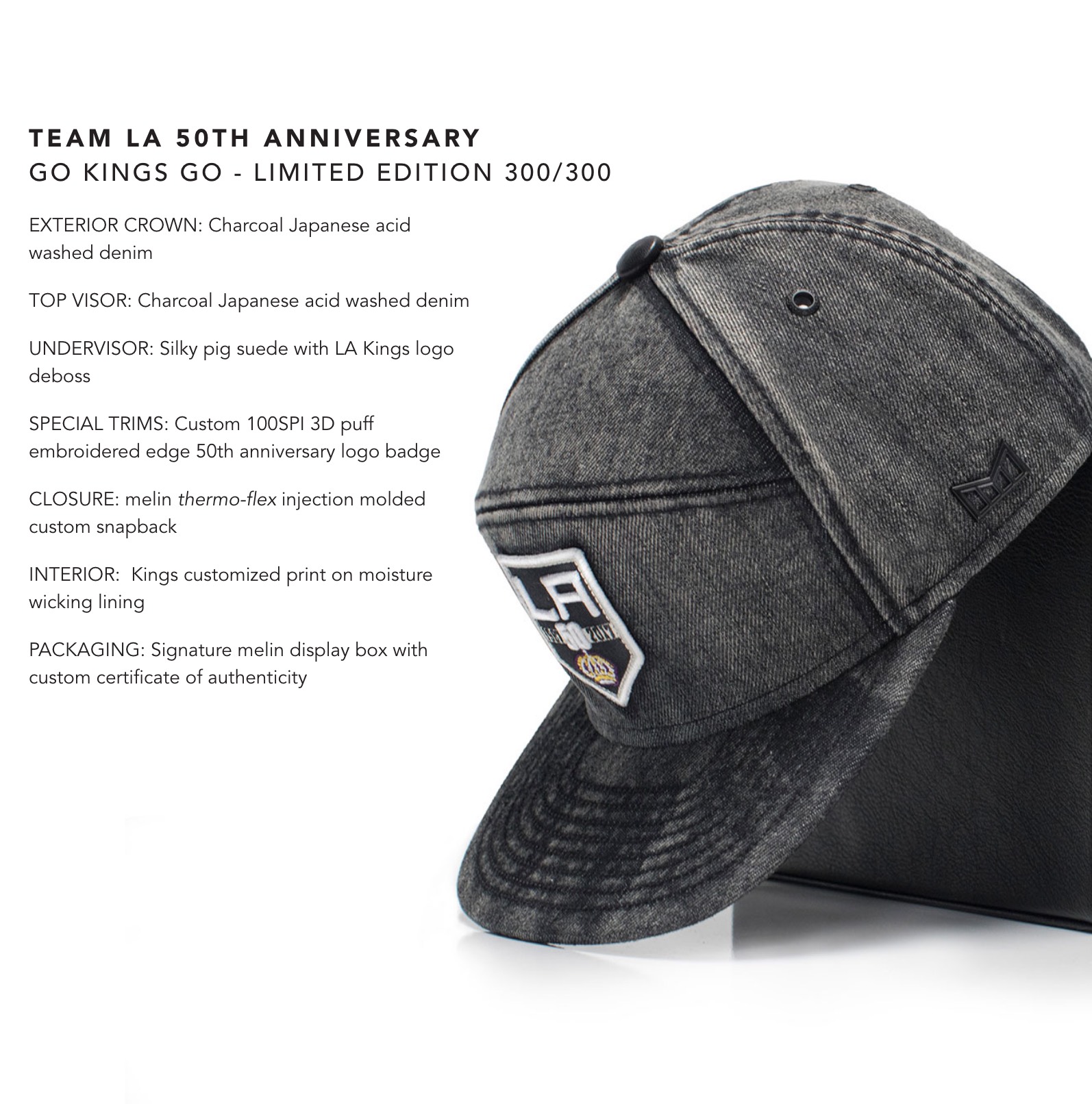 la kings 50th anniversary hat