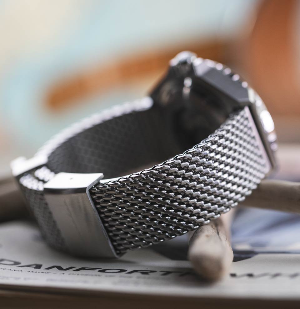 Dumas Heavy Steel Mesh Bracelet