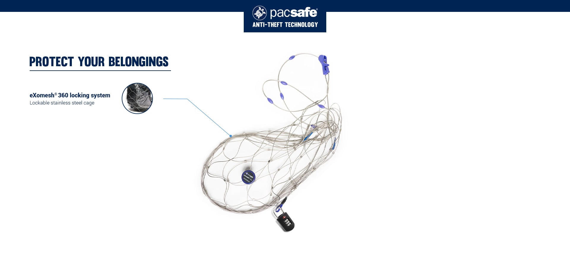 Pacsafe 55L Backpack and Bag Protector Silver in the Bags & Backpacks Pacsafe 55L Backpack and Bag Protector Silver in the Bags & Backpacks
