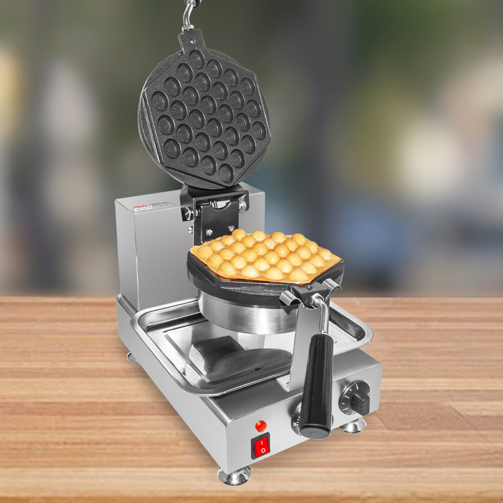 Bubble Waffle Maker | Egg Waffle Machine with Improved Thermostat and ...