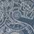 Blue with White Print Product Color Swatch