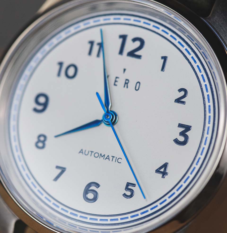 Vero x Windup Watch Shop Century 38mm LE Heat Blued Hands