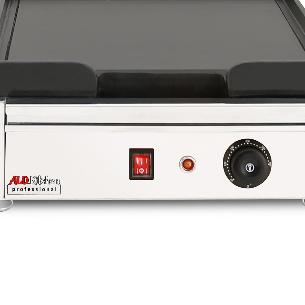 ALDKitchen Electric Griddle Teppanyaki Grill with Nonstick Teflon Co