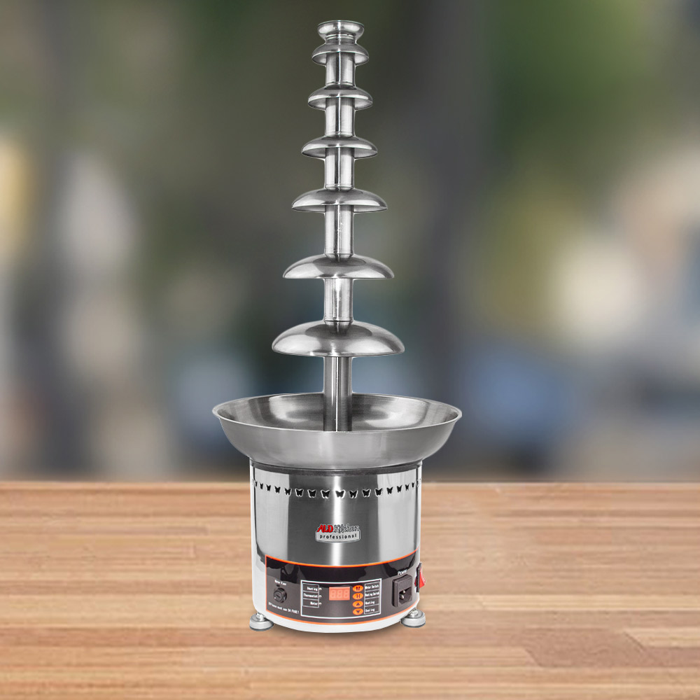 ALDKitchen Chocolate Fountain 7tier Stainless Steel Chocolate Fondue