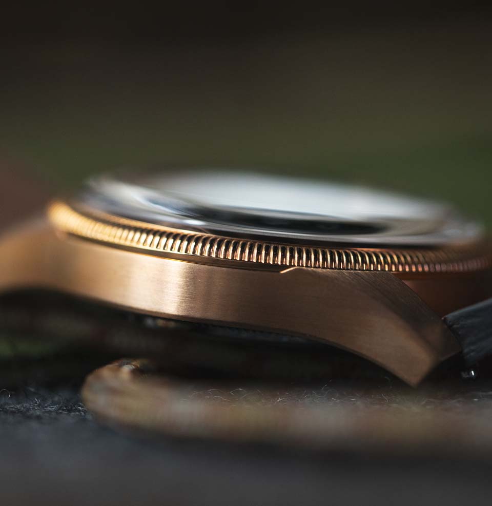 Big Crown Pointer Date Bronze Brushed Bronze Case