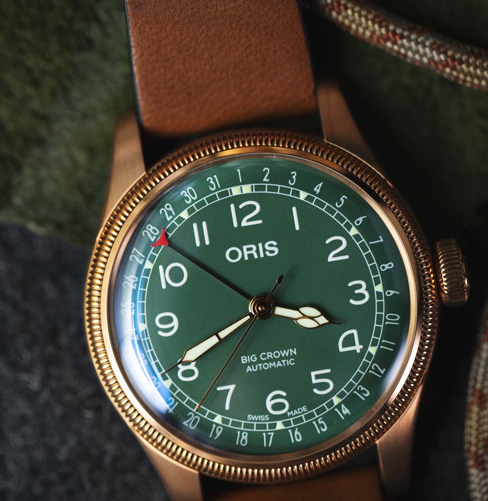 Big Crown Pointer Date Bronze Early pilot's design