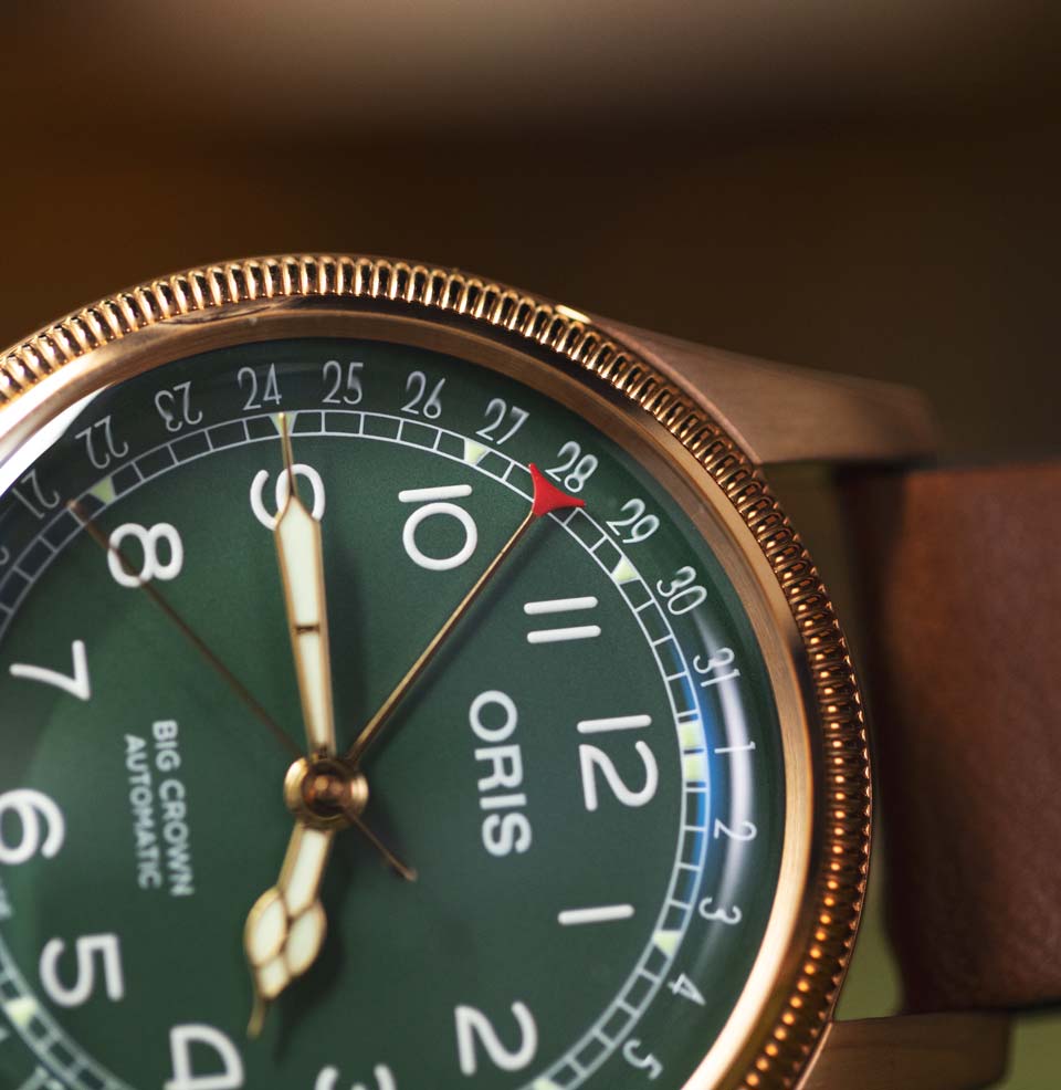 Big Crown Pointer Date Bronze Pointer date