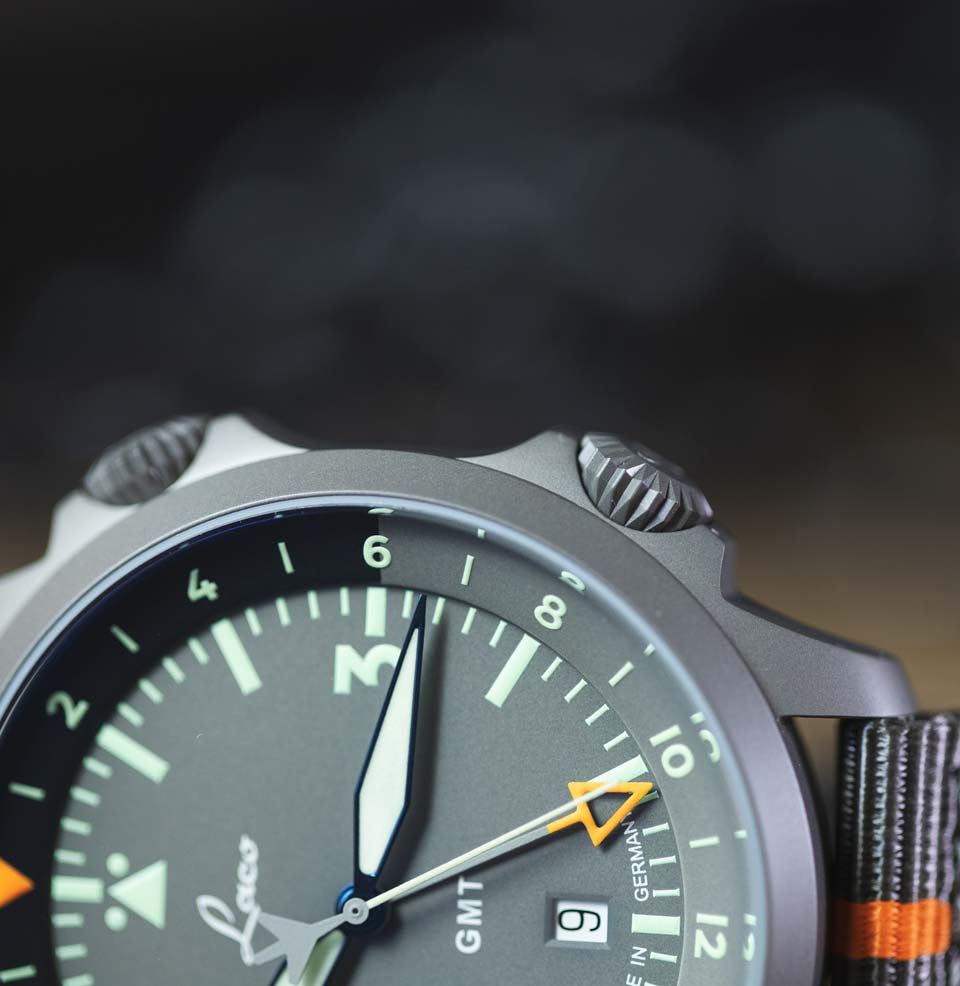 Frankfurt GMT Matte Gray Metal