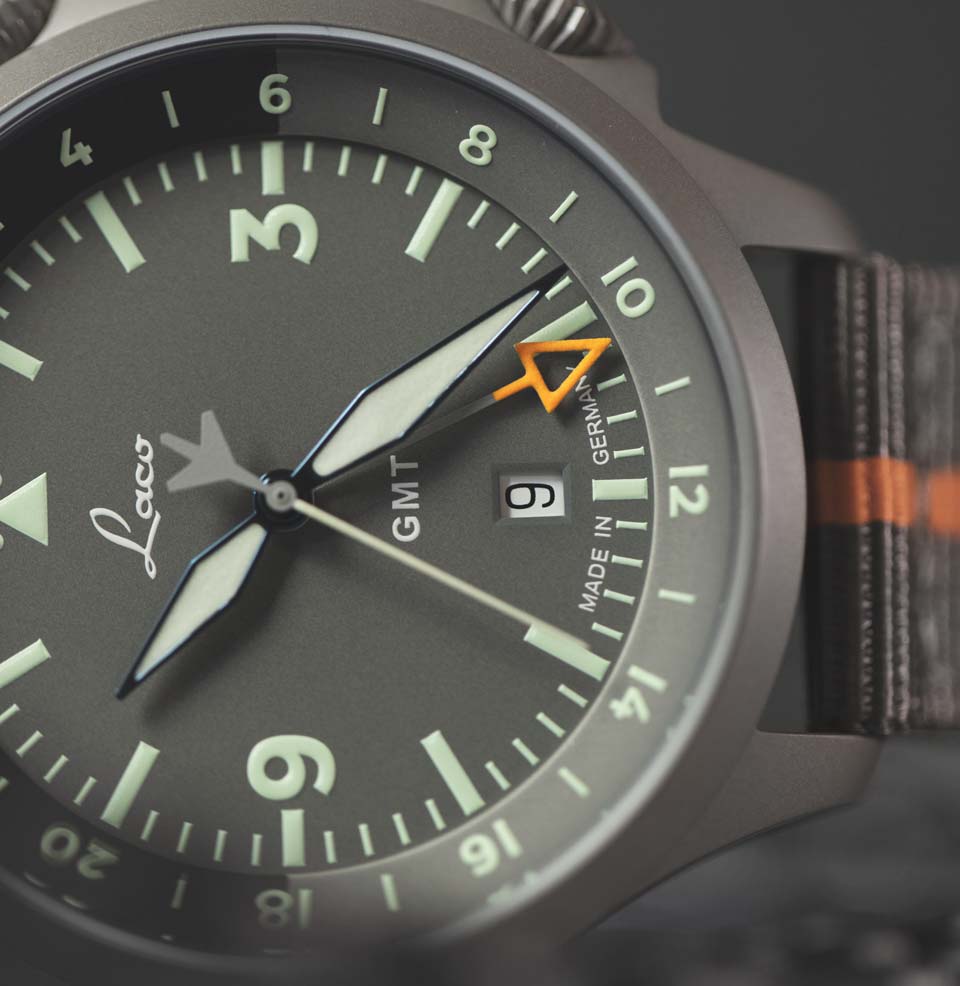 Frankfurt GMT Heat Blued Hands