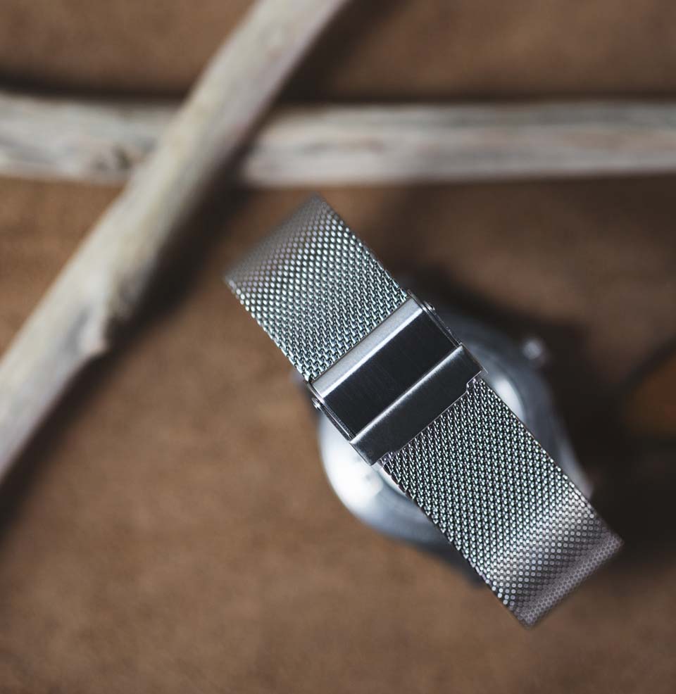 Milanese Mesh Secure steel clasp