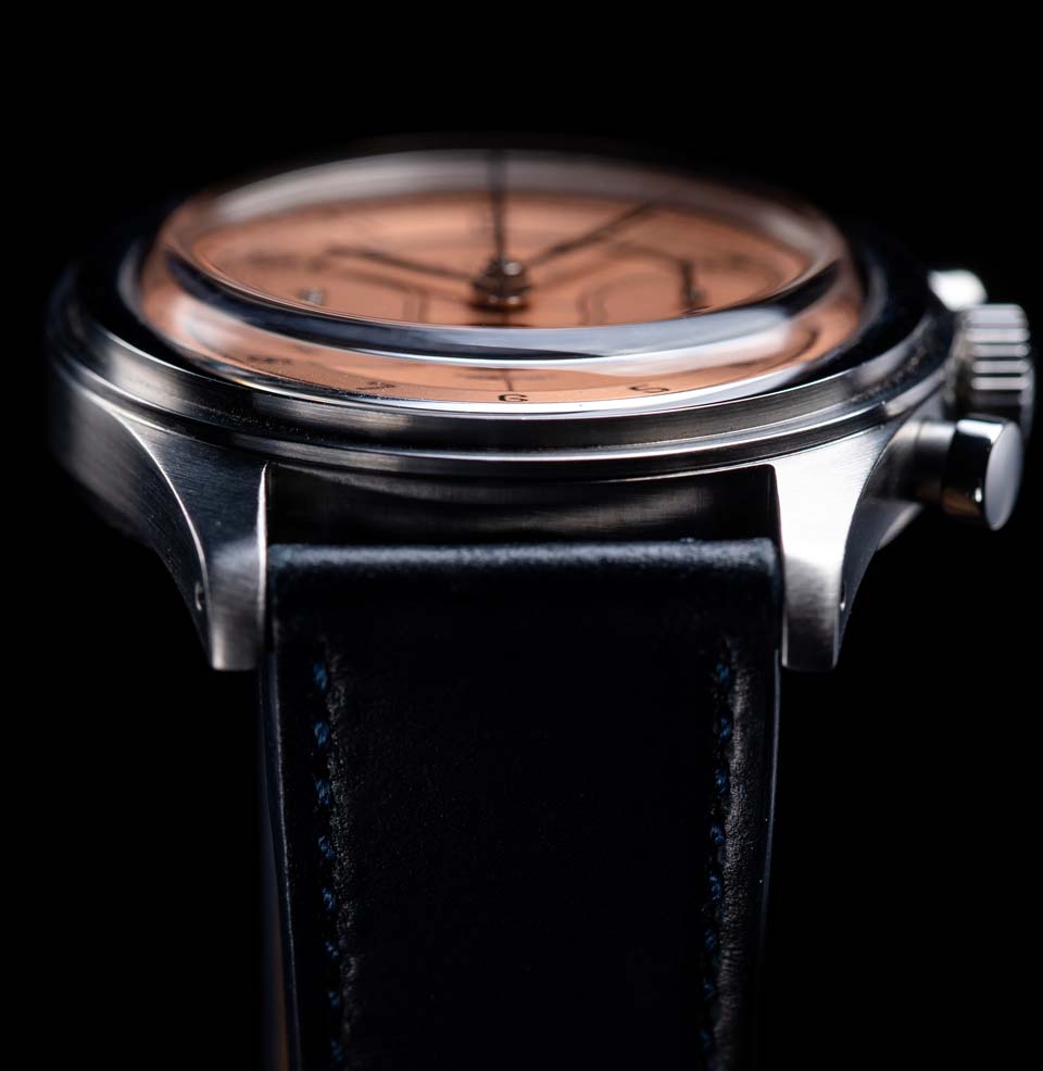 Baltic x Worn & Wound Collaboration Stunning Stepped bezel design