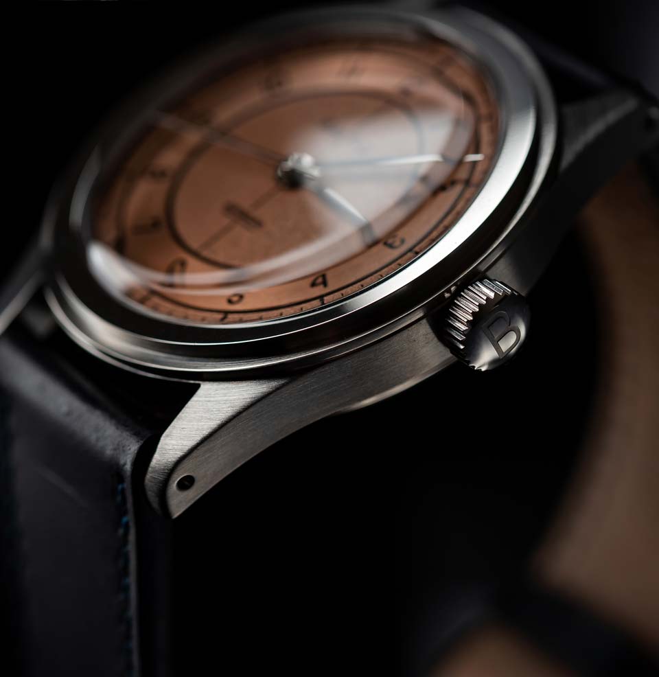 Baltic x Worn & Wound Collaboration Stunning Stepped bezel design