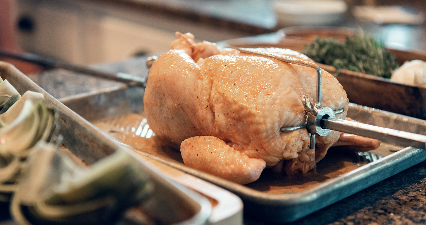 Buttermilk Brined Rotisserie Chicken Recipe