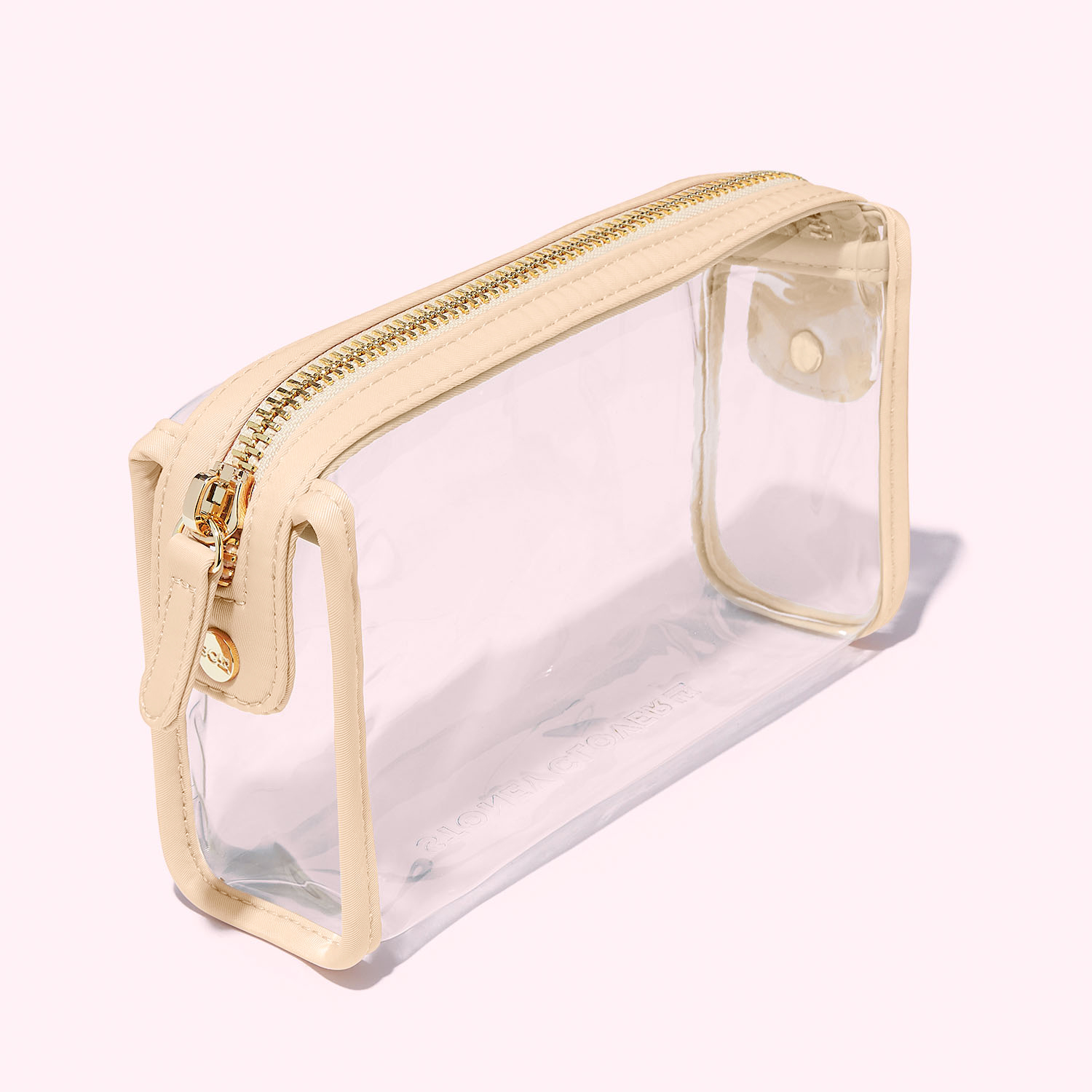 Stoney Clover Lane Clear Front Small Zip Pouch - Sapphire