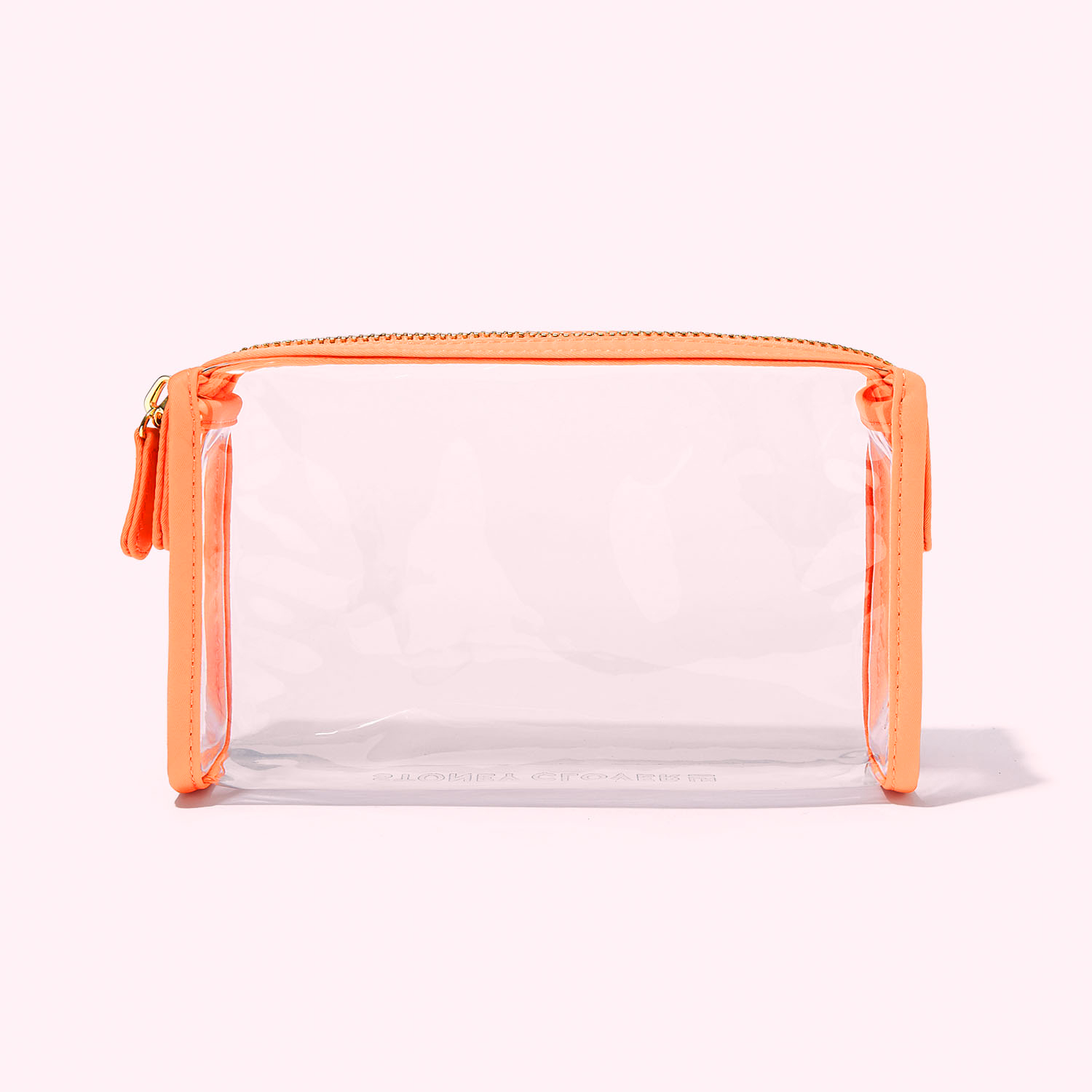 Quart Size Travel Carrier  Custom Clear Cosmetic Bags in Bulk