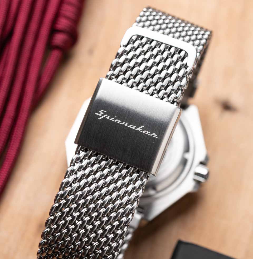 Dumas Heavy Steel Mesh Bracelet