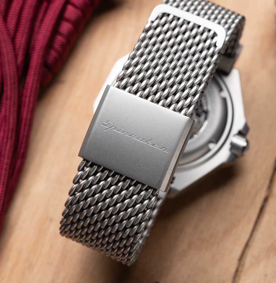 Dumas Heavy Matte Steel Mesh Bracelet