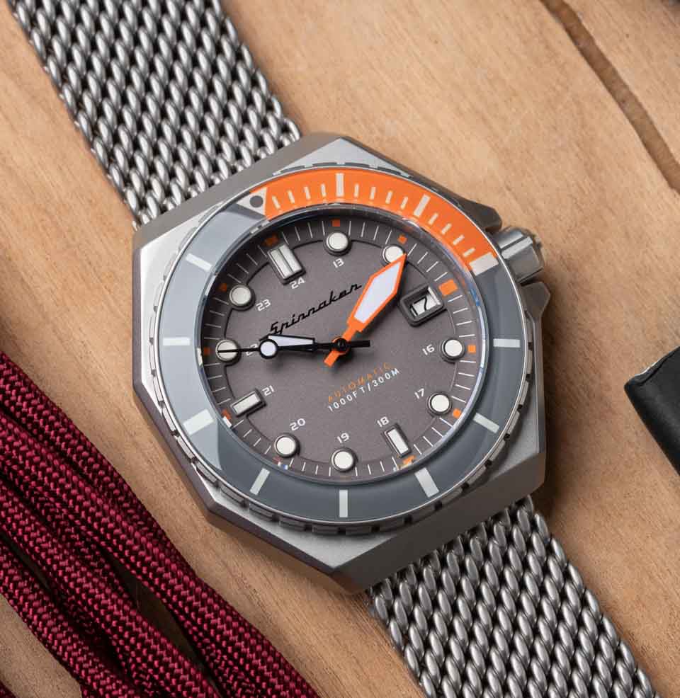Dumas Flat Gray with Orange