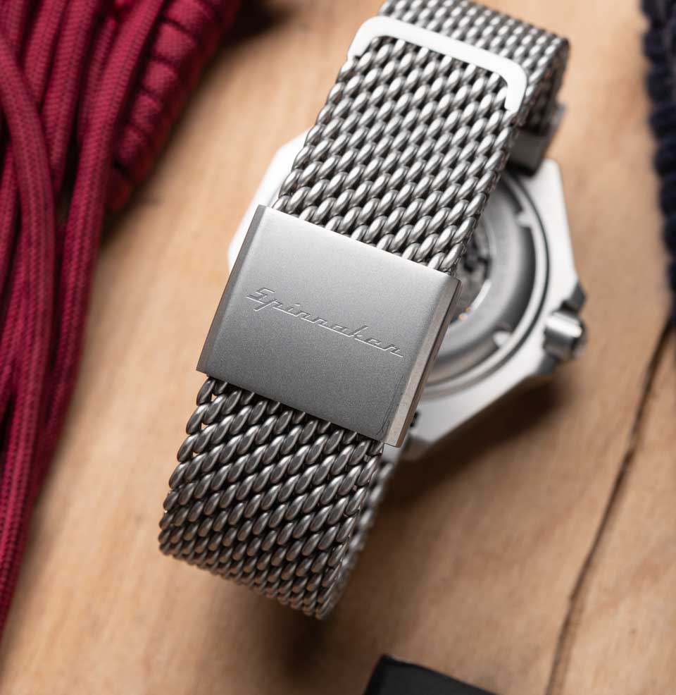 Dumas Heavy Matte Steel Mesh Bracelet