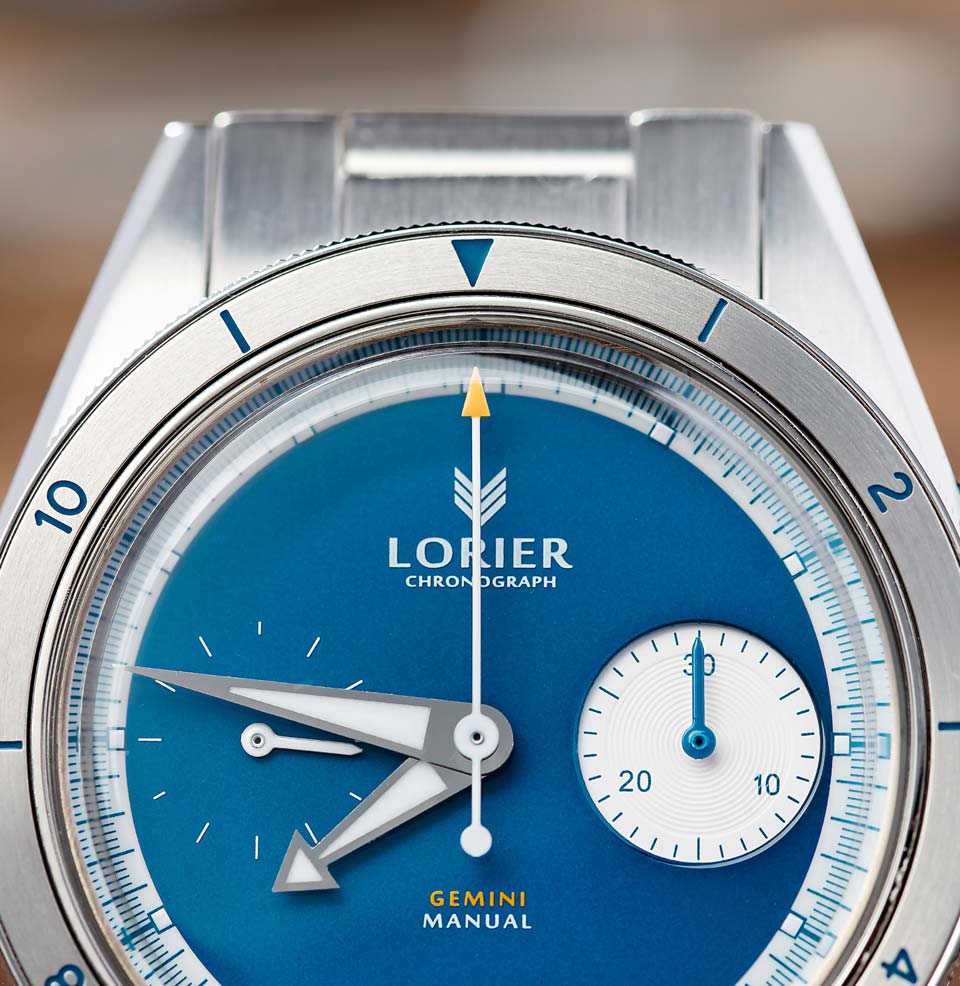 Lorier x Worn & Wound Collaboration Modified Gemini Dial