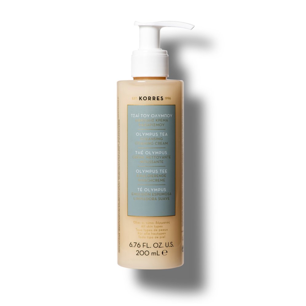 Korres Detox Olympus Tea Foaming Cream Cleanser 01