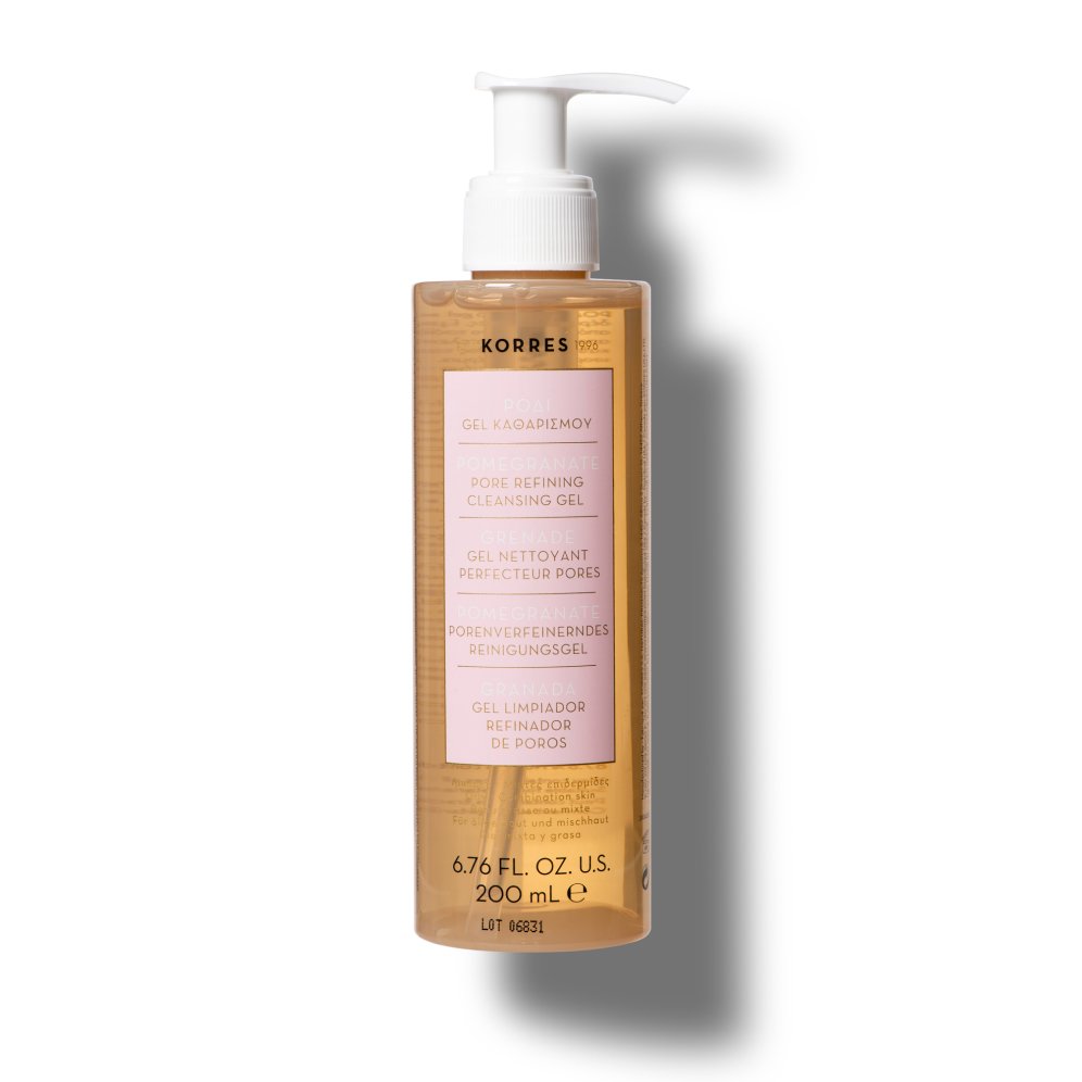 Korres Pore Minimizing + Oil Control Pomegranate Pore Refining Cleansing Gel 01