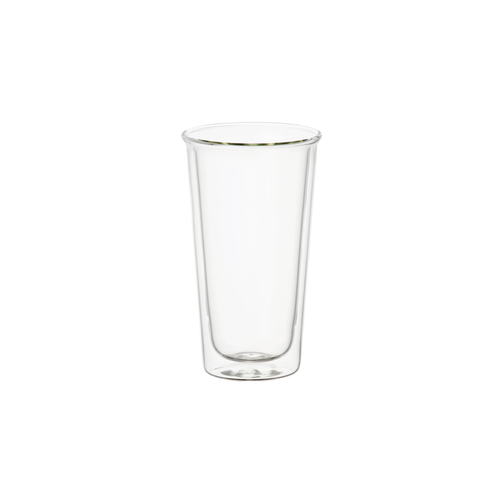  KINTO CAST DOUBLE WALL BEER GLASS 340ML  CLEAR 1