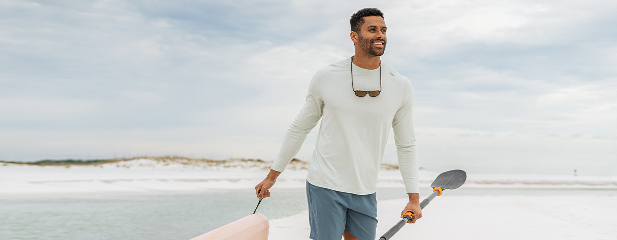 Men's bamboo long sleeve shirts - tasc Performance