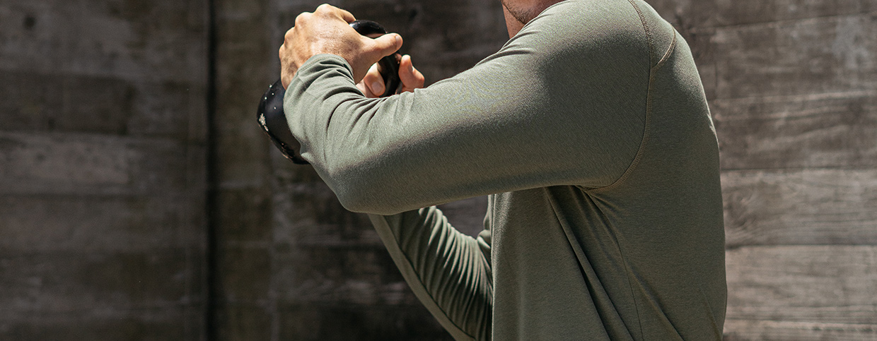 Men's bamboo long sleeve shirts - tasc Performance