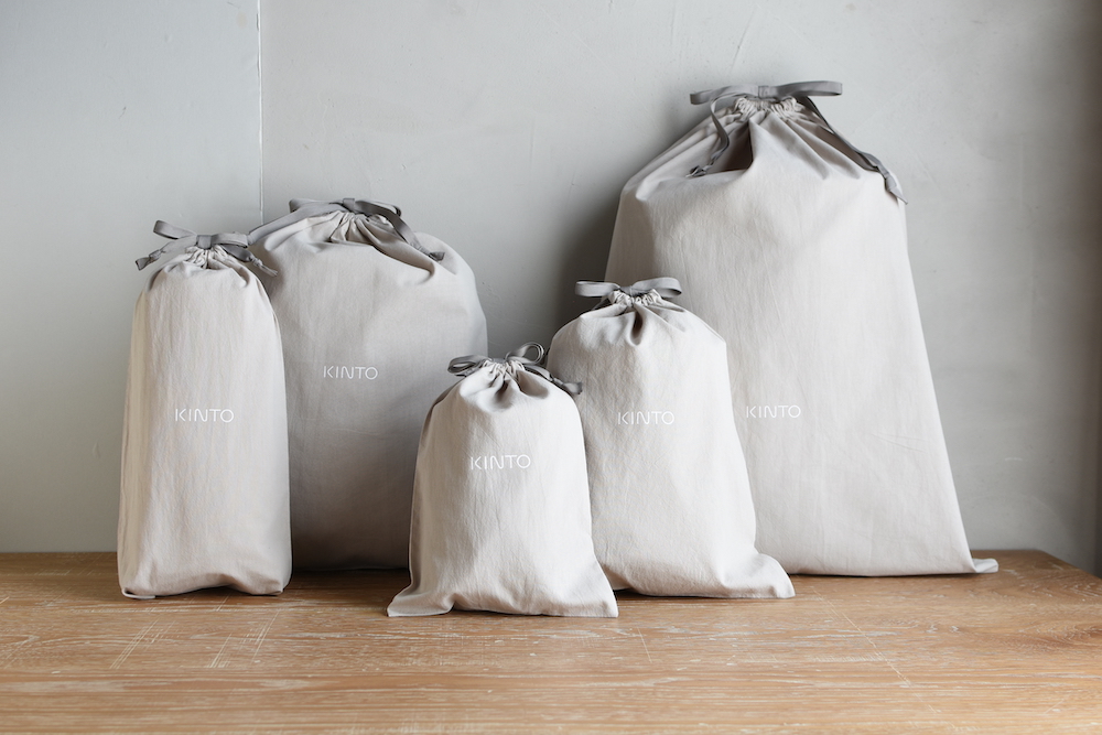 KINTO KINTO GIFT BAG 450X600MM GREY