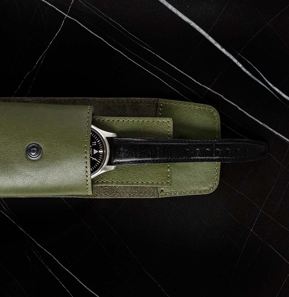 Watch Pouch Holds a single watch