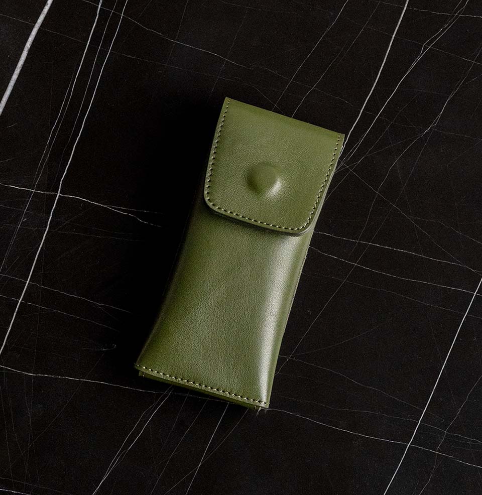 Watch Pouch Secure snap button closure