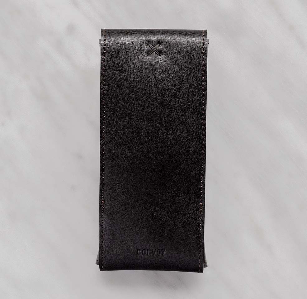 Watch Pouch Brass snap button closure