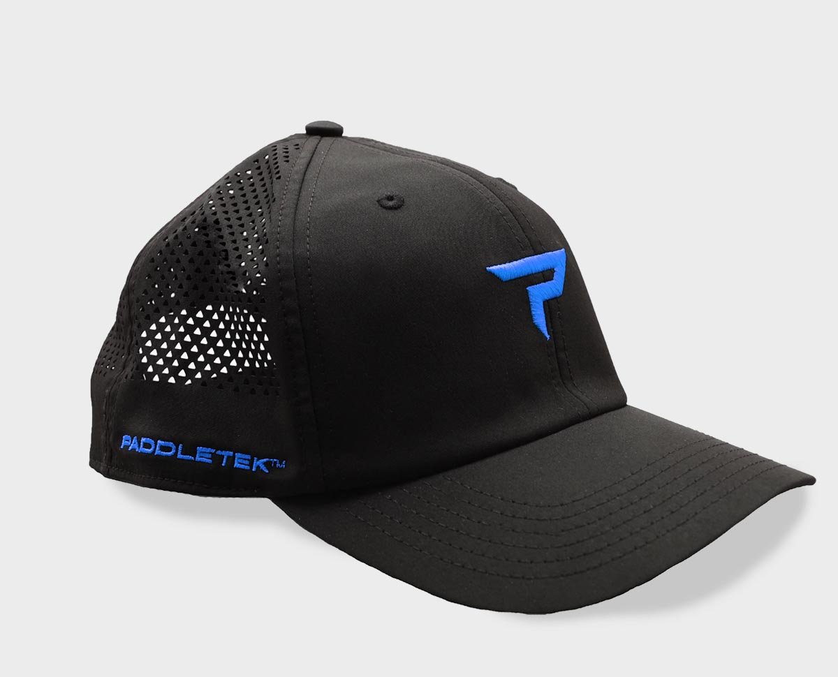 Performance Icon Hat - Black and Blue - Side View