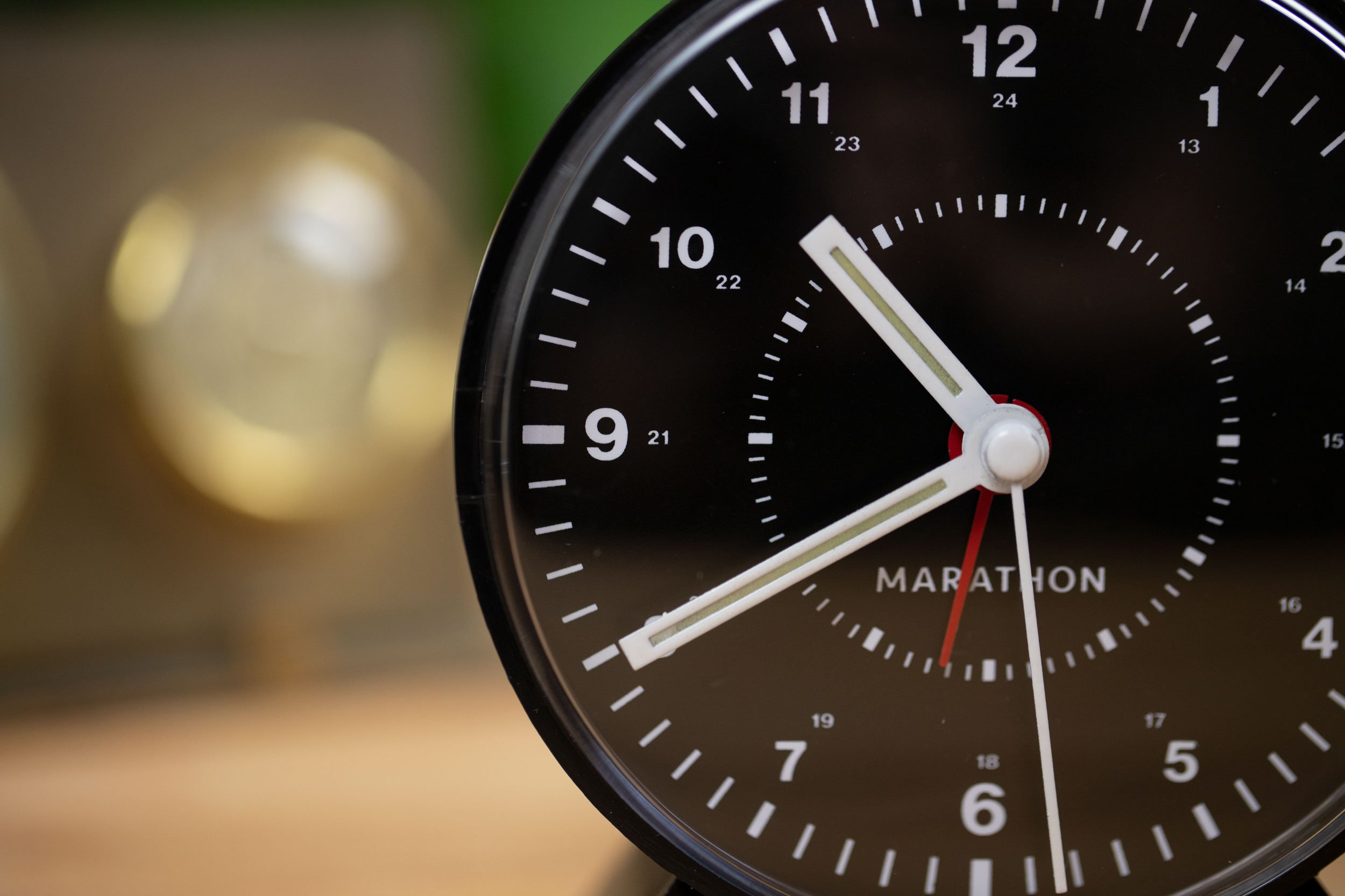 Marathon Mechanical Alarm Clock Windup Watch Shop