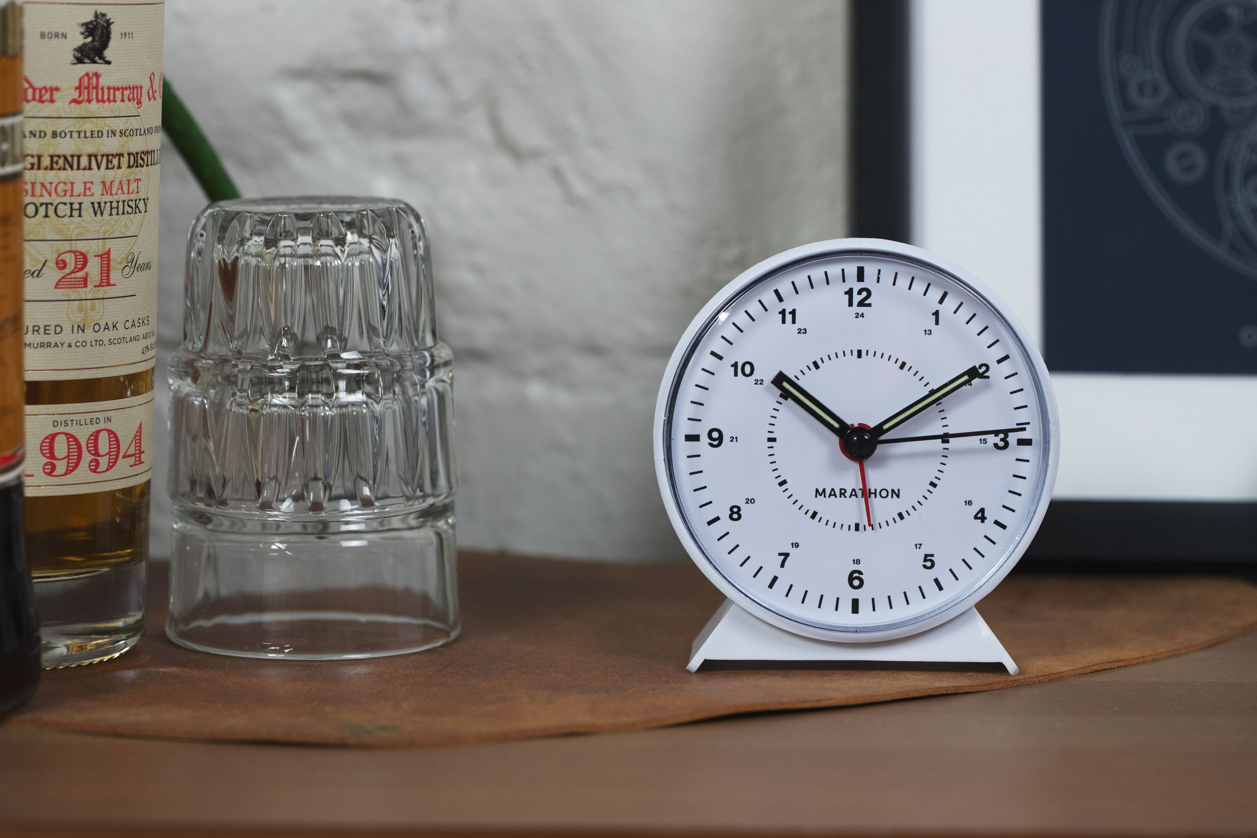 Marathon Mechanical Alarm Clock Windup Watch Shop