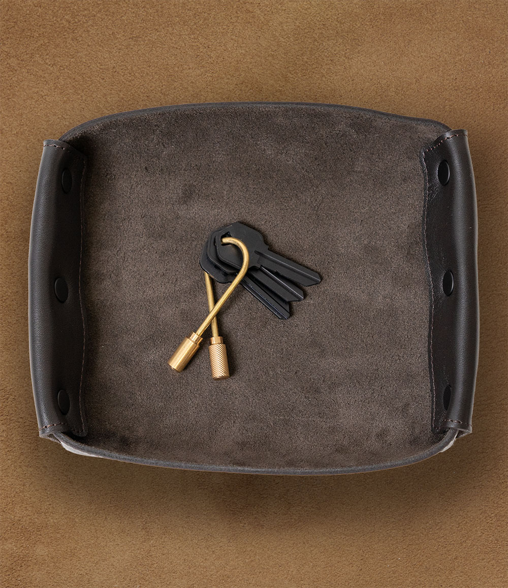 Leather Valet Tray