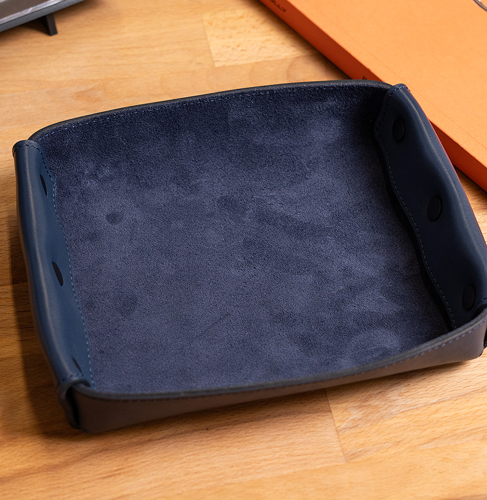 Leather Valet Tray A great place to keep your EDC