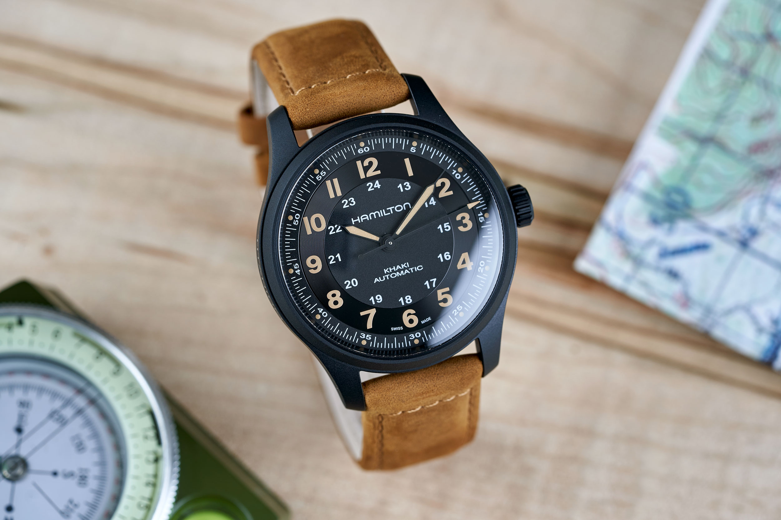 hamilton khaki field mechanical titanium